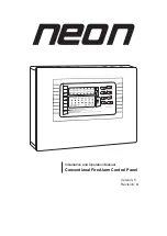 Предварительный просмотр 1 страницы Paradox Hellas S.A. DEVELOPED Neon 2 Installation And Operation Manual