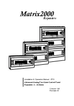 Paradox Hellas S.A. MATRIX RPT 12Z Installation & Operation Manual preview