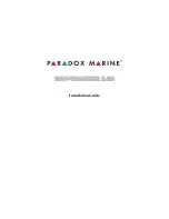 Preview for 1 page of Paradox Marine NAV-TRACKER 2.00 Installation Manual