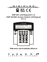 Paradox Digiplex DGP-641 Reference And Installation Manual preview