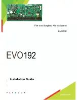 Preview for 1 page of Paradox Digiplex EVO192 Installation Manual