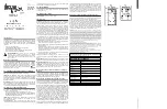 Предварительный просмотр 2 страницы Paradox Digital Vision 525D Instruction Manual