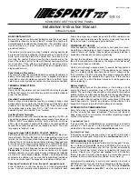 Preview for 1 page of Paradox Esprit 727 Installation Instructions Manual