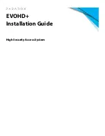 Paradox EVOHD+ Installation Manual preview