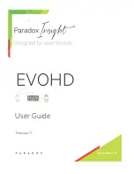 Paradox EVOHD User Manual preview