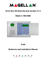 Paradox Magellan MG-6060 Reference And Installation Manual предпросмотр