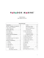 Preview for 1 page of Paradox Marine Magel 6130 Instalation Manual