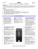 Paradox REM3 User Manual preview