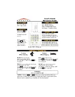 Preview for 1 page of Paradox Spectra User Quick Reference Manual