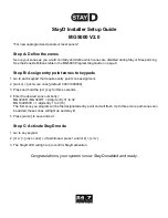 Preview for 1 page of Paradox STAY D MG5000 Installer Setup Manual