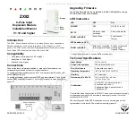 Предварительный просмотр 1 страницы Paradox ZX82 Installation Manual