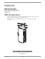 Paradyne Adapter Bracket Notice preview