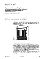 Preview for 1 page of Paradyne DC Power Entry Module 8820-S1-906 Installation Instructions