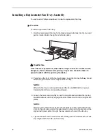 Preview for 4 page of Paradyne Fan Tray Assembly 8820-S3-900 Installation Instructions Manual