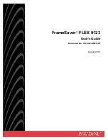 Preview for 1 page of Paradyne FrameSaver FLEX 9123 User Manual