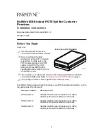 Paradyne HotWire 5034 Installation Instructions Manual preview