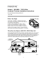 Paradyne Hotwire 6038 Installation Instructions preview