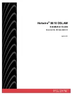 Предварительный просмотр 1 страницы Paradyne HOTWIRE 8610 DSLAM Installation Manual