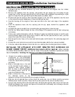 Preview for 17 page of Paragon Fires Focus RS Owner'S Manual