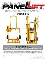 Paragon Pro PANEL LIFT 117 Operator'S Manual preview