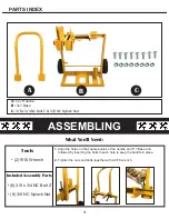 Предварительный просмотр 4 страницы Paragon Pro PANEL LIFT 117 Operator'S Manual