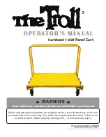 Preview for 1 page of Paragon Pro TheTroll 1450 Operator'S Manual