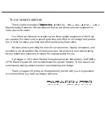 Preview for 2 page of Paragon Pro TheTroll 1450 Operator'S Manual