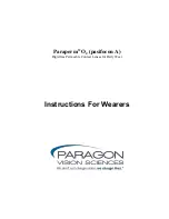 Preview for 1 page of Paragon Vision Sciences Paraperm O2 pasifocon A Instructions For Wearers