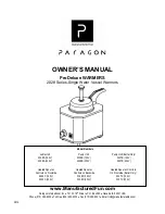 Paragon 2028A Owner'S Manual preview