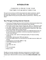 Preview for 4 page of Paragon 8030 Owner'S Manual