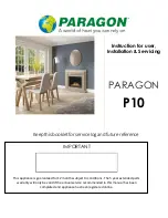 Preview for 1 page of Paragon P10 Instruction For User, Installation & Servicing