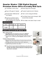 Preview for 19 page of Paragon Quarter Master 7700 Operating Manual