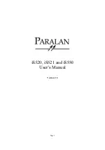 Paralan iS520 User Manual preview