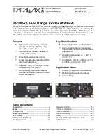 Preview for 1 page of Parallax 28044 User Manual