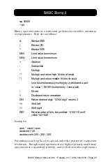 Preview for 25 page of Parallax BASIC Stamp II Manual