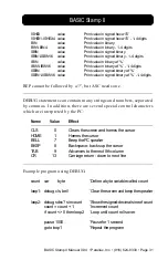 Preview for 31 page of Parallax BASIC Stamp II Manual