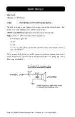 Preview for 32 page of Parallax BASIC Stamp II Manual