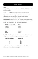 Preview for 68 page of Parallax BASIC Stamp II Manual