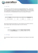 Предварительный просмотр 8 страницы Parallax PDT-NSU-7102-MP-SF-I Operation Manual