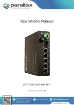 Parallax PDT-NSU-7105-MP-SF-I Operation Manual предпросмотр