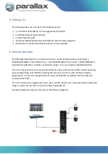 Preview for 6 page of Parallax PDT-NSU-7105-MP-SF-I Operation Manual