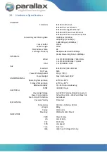 Preview for 12 page of Parallax PDT-NSU-7105-MP-SF-I Operation Manual