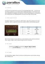 Предварительный просмотр 8 страницы Parallax PDT-NSU-7208-MP-SF-I Operation Manual