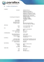 Предварительный просмотр 12 страницы Parallax PDT-NSU-7208-MP-SF-I Operation Manual