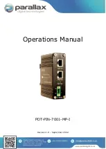 Preview for 1 page of Parallax PDT-PIN-7001-MP-I Operation Manual