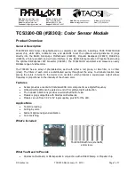 Parallax TCS3200-DB Product Overview preview