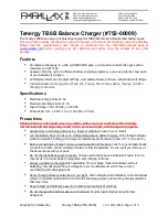 Parallax Tenergy TB6B Manual предпросмотр