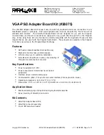 Parallax VGA-PS/2 Quick Start Manual preview