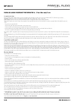 Preview for 8 page of Parallel Audio BP6100 Operation Manual