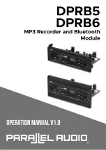 Preview for 1 page of Parallel Audio DPRB5 Operation Manual